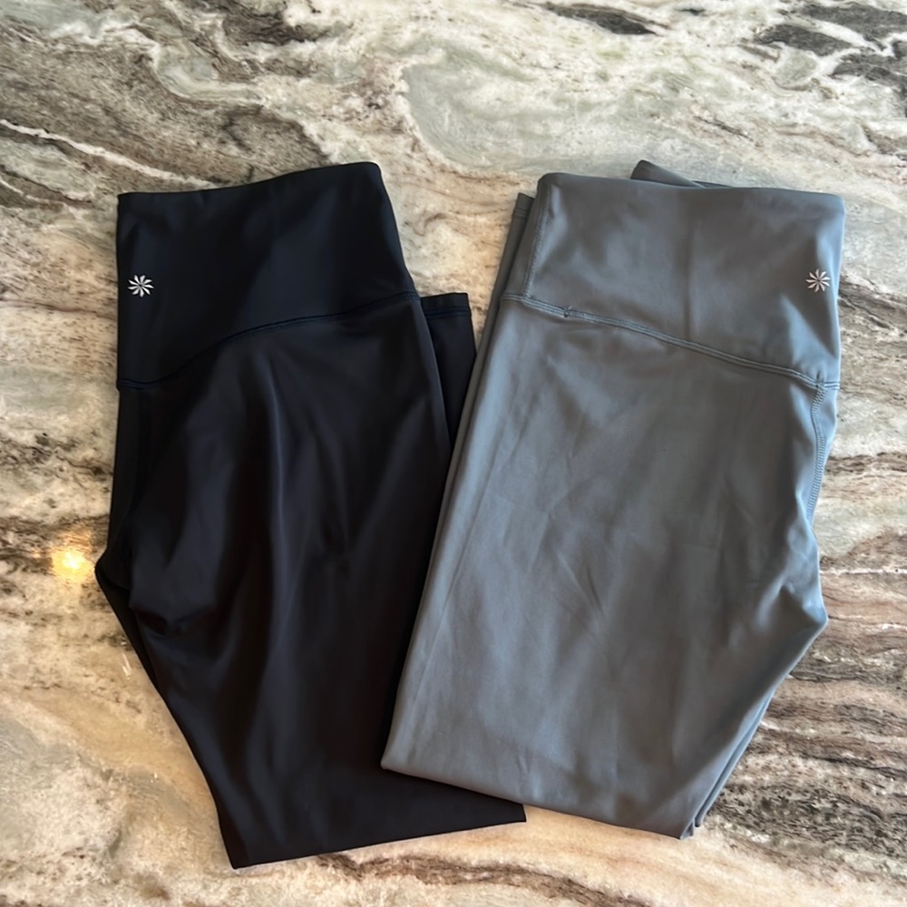Set of Athleta Elation Train 7/8 Leggings
